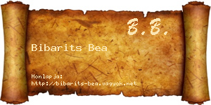 Bibarits Bea névjegykártya